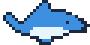 Pixel dolphin